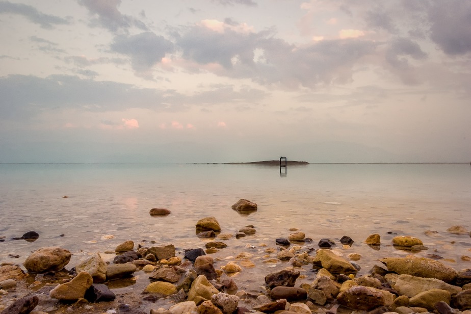 On the shores of the Dead Sea